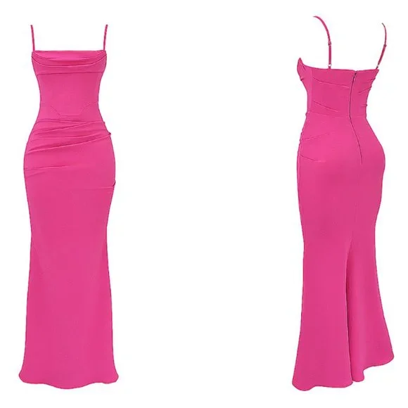 chinese dress ladies MILENA CORSET MAXI DRESS